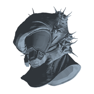 Lost Plague Helmet Biohazard Blue