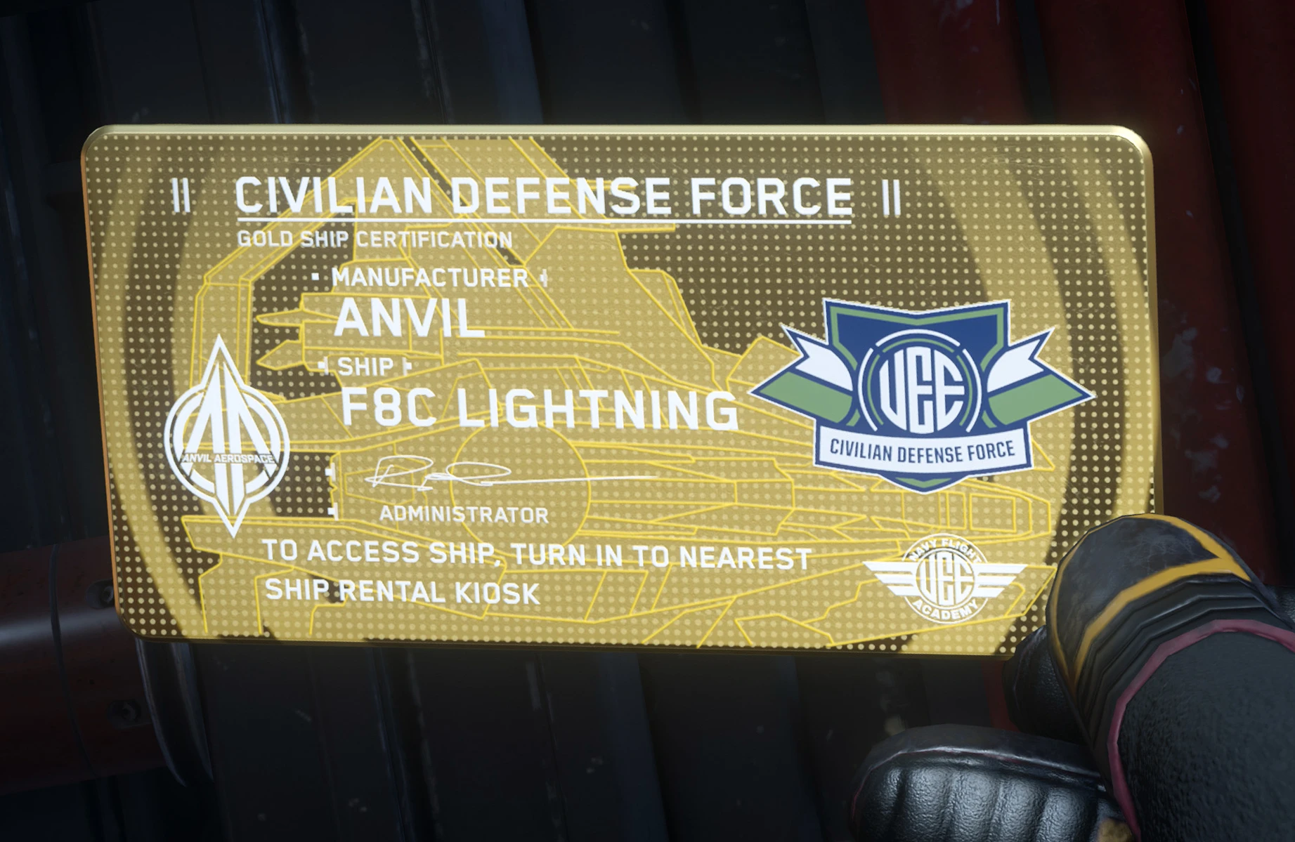 CDF F8C Certification Pass (Gold)